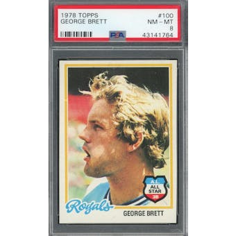 1978 Topps #100 George Brett PSA 8 *1764 (Reed Buy)