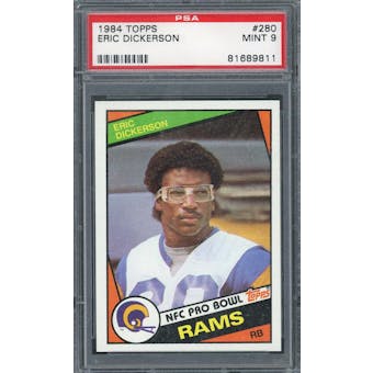1984 Topps #280 Eric Dickerson RC PSA 9 *9811 (Reed Buy)