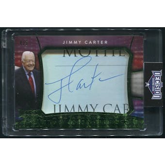 2020 Decision #NNO Jimmy Carter 2020 Cut Signatures Green Foil Auto #4/5