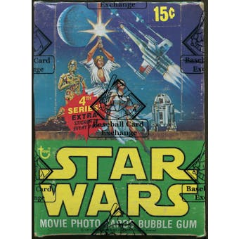 Star Wars 4th Series Wax Box (1977 Topps) (BBCE)