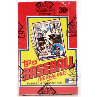 1983 Topps Baseball Wax Box Michigan Test (BBCE) (Reed Buy)
