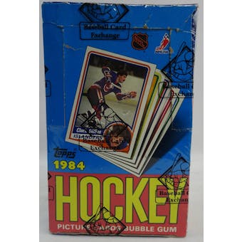 1984/85 Topps Hockey Wax Box (BBCE)