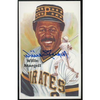Willie Stargell Autographed Perez-Steele Postcard JSA UU36496 (Reed Buy)