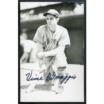 Vince DiMaggio Autographed Postcard JSA XX33823 (Reed Buy)