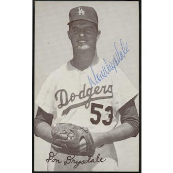 Don Drysdale Autographed Postcard JSA UU36537 (Reed Buy)
