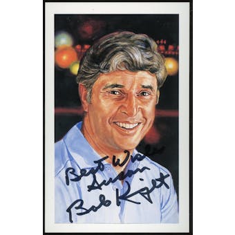 Bob Knight Autographed Ron Lewis Postcard JSA UU36543 (pers.) (Reed Buy)