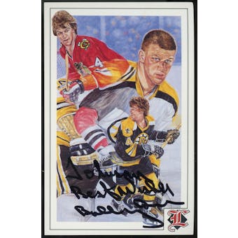 Bobby Orr Autographed Legends Sports Postcard JSA UU36569 (pers.) (Reed Buy)