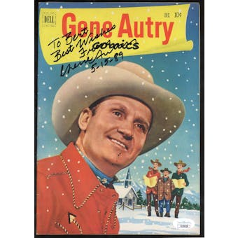 Gene Autry Autographed Comic Book JSA UU36628 (pers.) (Reed Buy)