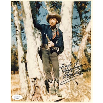 Roy Rogers Autographed 8x10 JSA UU36610 (Trails of Happiness) (Reed Buy)