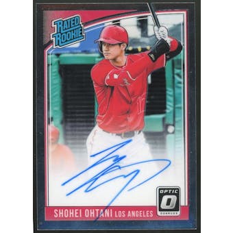 2018 Donruss Optic Rated Rookies Signatures #RRSSO Shohei Ohtani (Reed Buy)