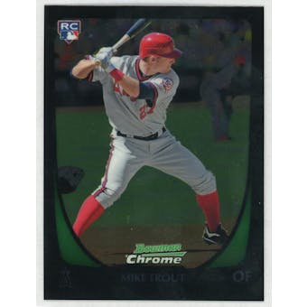 2011 Bowman Chrome Draft #101 Mike Trout RC (Reed Buy)