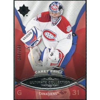 2008/09 Upper Deck Ultimate Collection #19 Carey Price /299