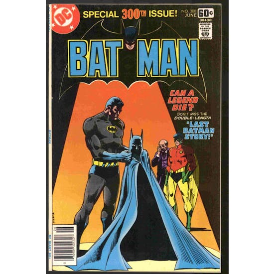 Batman #300 Newsstand VF/NM