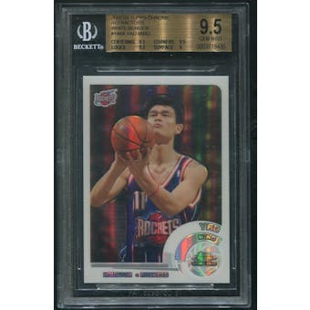 2002/03 Topps Chrome #146A Yao Ming White Border Refractor Rookie #007/249 BGS 9.5 (GEM MINT)