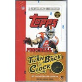 2005 Topps Football Turn Back the Clock Hobby Box