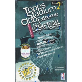 1995/96 Topps Stadium Club Series 2 Basketball Retail Box