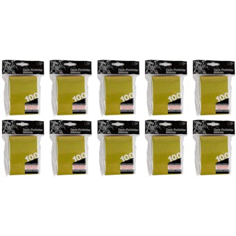 CLOSEOUT - ULTRA PRO 100 COUNT VINTAGE GOLD STANDARD DECK PROTECTORS 10-PACK LOT
