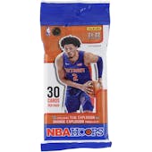 2021/22 Panini NBA Hoops Basketball Jumbo Value Pack (Teal and Orange Parallels!) (Lot of 12)