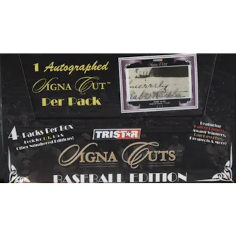 2008 TriStar Signa Cuts Baseball Edition Series 2 Hobby Box
