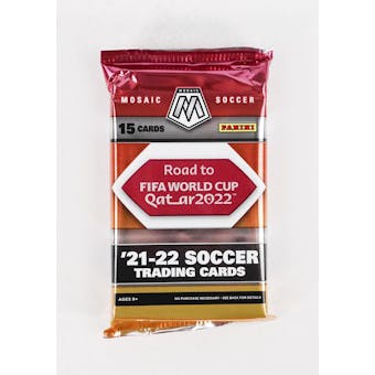 2021/22 Panini Mosaic Road to FIFA World Cup Soccer Hobby Pack