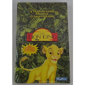 The Lion King Blaster Box (1994 Skybox) (Reed Buy)