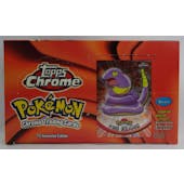 Pokemon Empty Topps Chrome Series 1 Booster Box (No packs, No Cards) (Reed Buy)