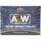 2021 Upper Deck AEW Spectrum Wrestling Hobby 8-Box Case