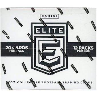 2017 Panini Elite Collegiate Draft Picks Football Cello Multi 12-Pack Box