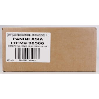2020/21 Panini Mosaic Basketball Asia Tmall 12-Box Case