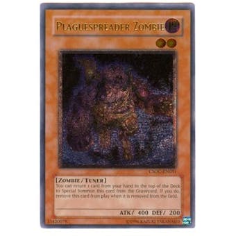 Yu-Gi-Oh Crossroads of Chaos Single Plaguespreader Zombie Ultimate Rare