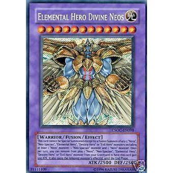 Yu-Gi-Oh Crossroads of Chaos Single Elemental Hero Divine Neos Secret Rare