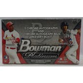 2014 Bowman Platinum Baseball Hobby Box (Reed Buy)