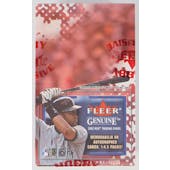 2002 Fleer Genuine Baseball Hobby 8-Pack Mini Box (Reed Buy)