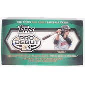 2011 Topps Pro Debut Baseball Hobby Box (Reed Buy)