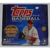 2012 Topps Series 1 Baseball Jumbo Box (Reed Buy)
