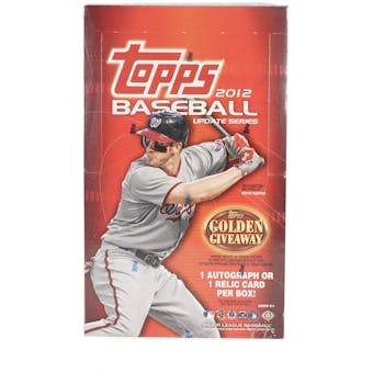 2012 Topps Update Series Baseball Hobby Box (Reed Buy)