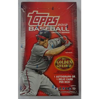 2012 Topps Update Series Baseball Hobby Box (Reed Buy)