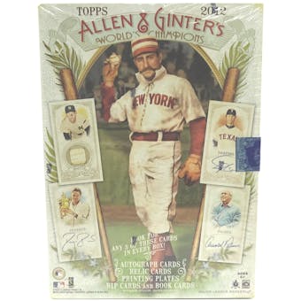 2012 Topps Allen & Ginter Baseball Hobby Box (Reed Buy)