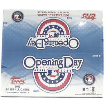 2013 Topps Opening Day Baseball Hobby Box (Reed Buy)
