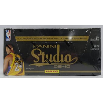 2009/10 Panini Studio Basketball Hobby Box (Reed Buy)