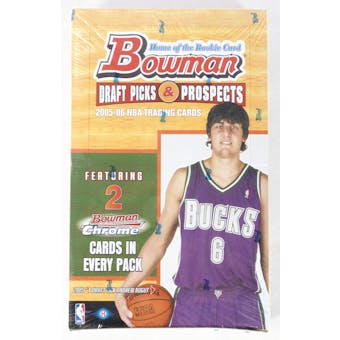 2005/06 Bowman Draft Picks And Prospects Basketball Hobby Box (Reed Buy)