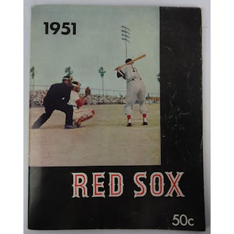 1951 Boston Red Sox Baseball Yearbook (Reed Buy)