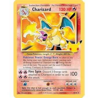 Pokemon Celebrations Classic Collection Charizard 4/102 NEAR MINT (NM)