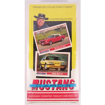 Mustang Cards Shelby Signature Series Hobby Box (Reed Buy)