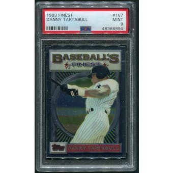 1993 Topps Finest Baseball #167 Danny Tartabull PSA 9 (MINT)