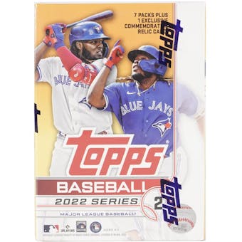 2022 Topps Series 2 Baseball 7-Pack Blaster Box (Commemorative Relic Card!) (Lot of 6)