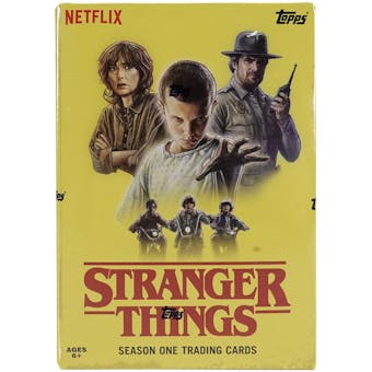 Stranger Things Trading Cards 10-Pack Blaster Box (Topps 2018)