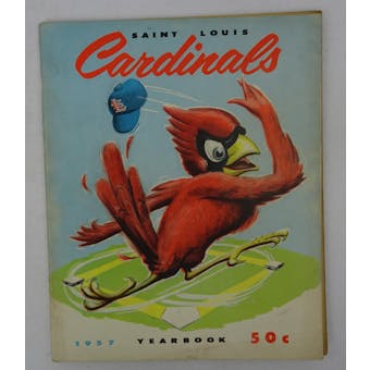 1957 St. Louis Cardinals Yearbook 50-Cents (Reed Buy)