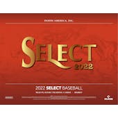 2022 Panini Select Baseball Hobby 12-Box Case (Presell)