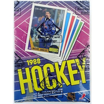 1987/88 O-Pee-Chee Hockey Wax Box (BBCE) (Reed Buy)